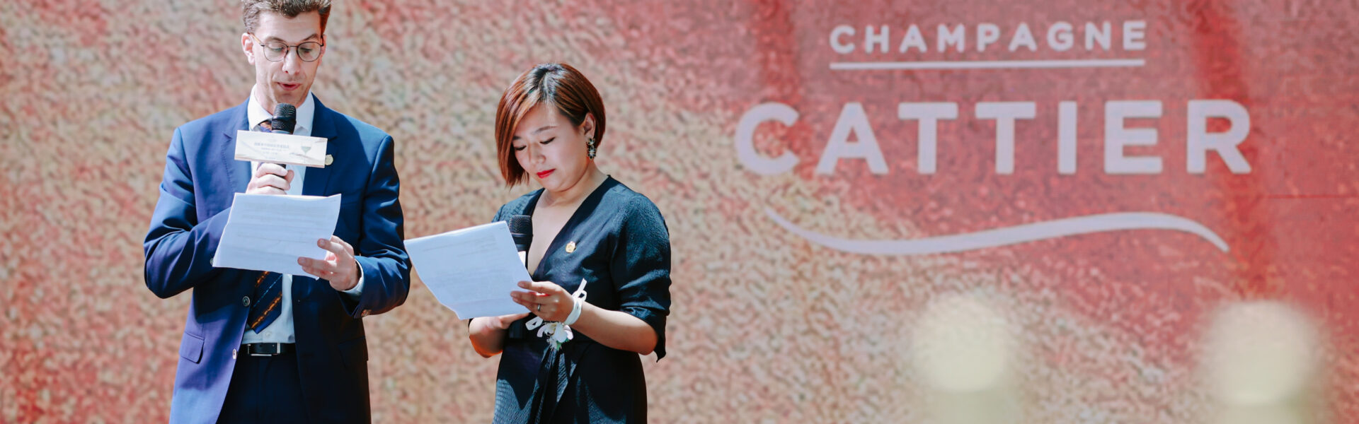 Inauguration du lounge Cattier