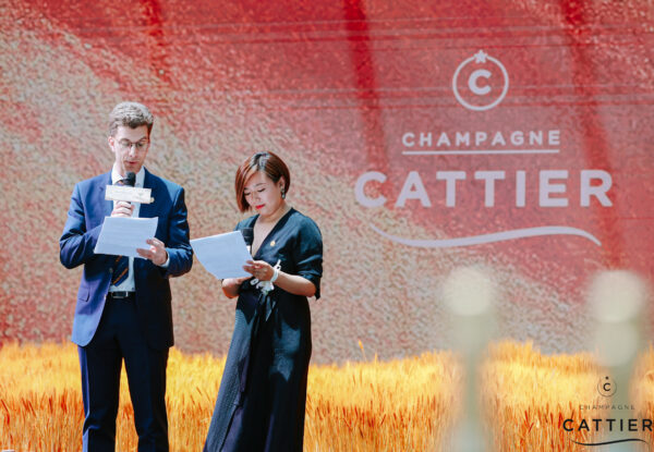 Inauguration du lounge Cattier