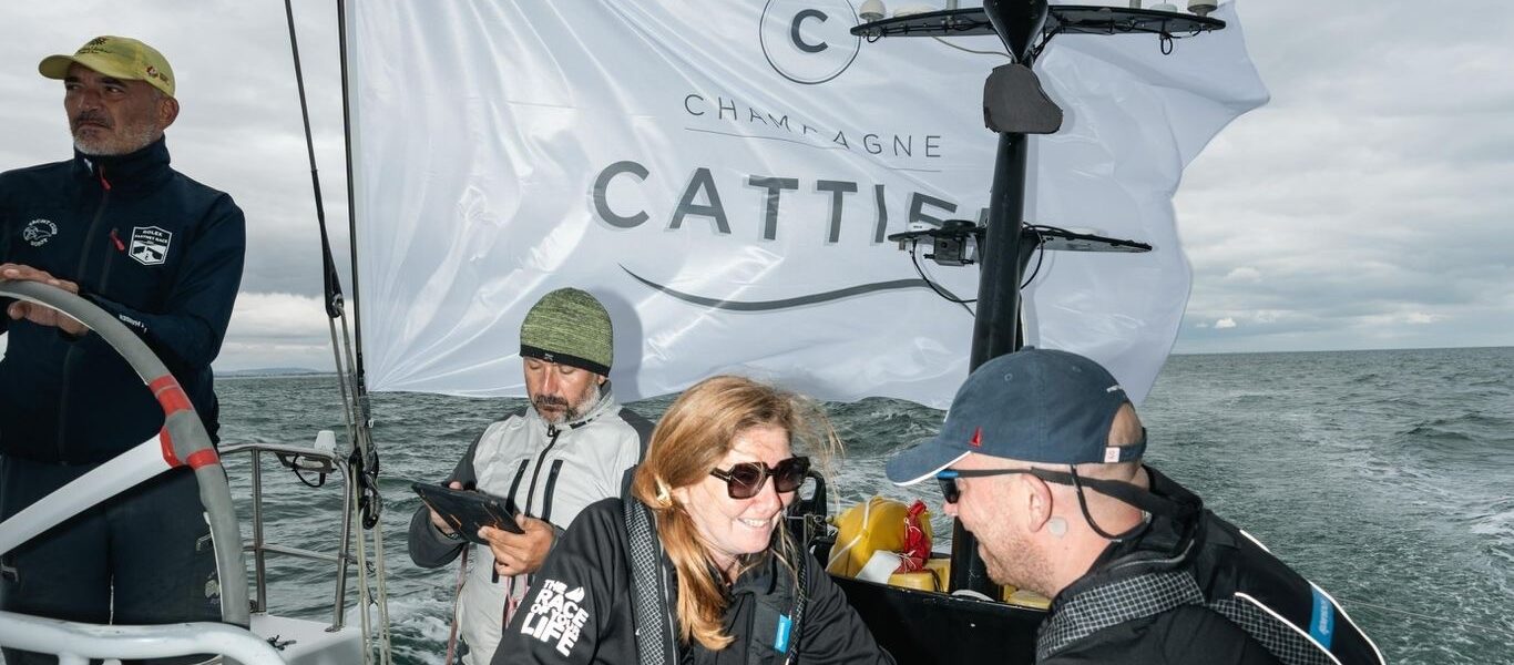 Champagne Cattier et course en haute mer